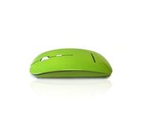 Accuratus Image RF Green - Wireless 2.4GHz RF Full Size Computer Mouse with Glossy Finish