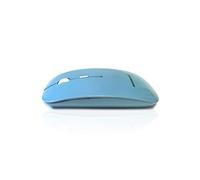 Accuratus Image RF Light Blue - Wireless 2.4GHz RF Full Size Computer Mouse with Glossy Finish