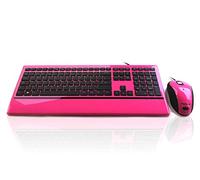 Accuratus Image Set - USB Full Size Slim Keyboard and Mouse with Gloss Finish