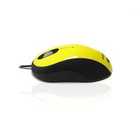 Accuratus Image Yellow - USB Full Size Computer Mouse with Glossy Finish