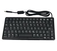 Accuratus K82A 15KV- USB/PS2 Combo Mini Scissor Key Keyboard with 15KV ESD Air Discharge (German Layout)