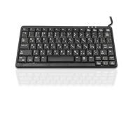 Accuratus K82A - USB Premium Mini Scissor Key Keyboard - Russian Cyrillic (USB-A)