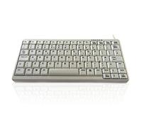 Accuratus K82A - USB & PS2 Premium Mini Scissor Key Keyboard - Off White