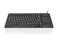 Accuratus K82B - USB Premium Mini Scissor Key Keyboard with Touchpad - US AMERICAN Layout