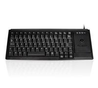 Accuratus K82D keyboard Universal USB QWERTY UK International Black