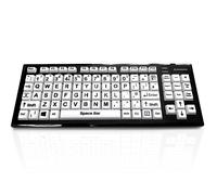 Accuratus KYB-M2BLK-UCUHBT keyboard Home RF Wireless + Bluetooth QWERTY UK English Black White