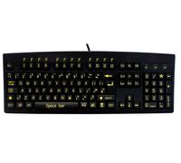 Accuratus KYBAC260-HIVISUP keyboard Office USB QWERTY English Black