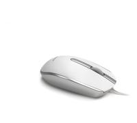 Accuratus M100 Mac - USB Wired Full Size Slim Apple Mac Mouse with Silver and Matt White Tactile Case, MOU-M100-MACWHSL