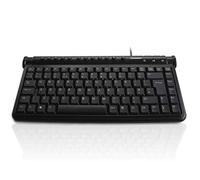 Accuratus MiniHub 2 - USB Mini Multimedia Keyboard with 2 Port USB2.0 Hub