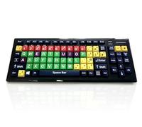 Accuratus Monster 2 Bluetooth & RF - Multi-device Bluetooth & RF Wireless Mixed Colour Upper Case Children’s Keyboard for Learning (Mixed Colour Lowercase)