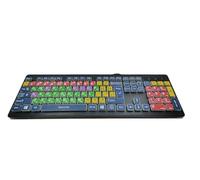 Accuratus Rainbow 2 Mix - USB Mixed Colour Childrens SEN Keyboard with Extra Large Font & Mixed Colour Keys (US Layout)