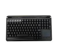 Accuratus S109C CHINESE - USB Compact QWERTY & Programmable POS 109 Key Chinese Layout Keyboard with MSR and Touchpad