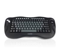 Accuratus Toughball 2 keyboard Office RF Wireless QWERTY UK English Black, Grey