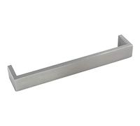 ACCURIDE MG.73160.20 LA 160 mm Mirach Technik-Team Furniture Handle Width 166 mm Square Handle Brushed Stainless Steel Silver