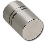 Accuride MK.14018.20 Technik-Team Furniture Knob Echion Knob Diameter 18 mm Depth 27 mm Brushed Stainless Steel Silver