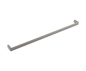 Accuride Schüco Club LA 100001569 Handle 320 mm Width 328 mm Flat Die-Cast Zinc Stainless Steel Effect Silver