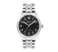 Accurist Men's Aviation Silver Stainless Steel Bracelet Analogue 41mm Watch