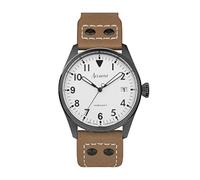 Accurist Men's Aviation Brown Leather Strap Analogue 41mm Watch