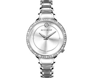 Accurist Classic Ladies Watch with Silver Dial and Silver Bracelet 8356