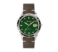 Accurist Dive Mens Analogue Watch 42mm dial Two Tone Leather Strap