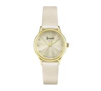Accurist Dress Womens Analogue Watch 28mm dial Gold Leather Strap