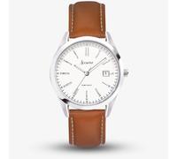 Accurist Men's Everyday Brown Leather Strap 40mm Watch