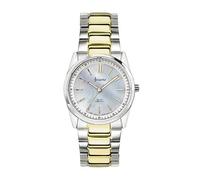 Accurist Origin Mens 41mm Automatic Watch in White with Analogue Date Display, and Gold Stainless Steel Strap 70021
