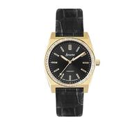 Accurist Ladies Origin Black Leather Strap Analogue 34mm Watch