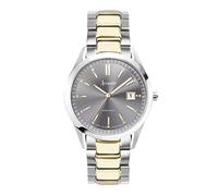 Accurist Mens Everyday 40mm Quartz Watch in Grey with Analogue Display, and Two Tone Stainless Steel Bracelet 74013