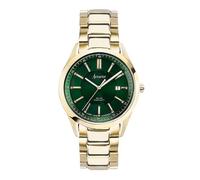 Accurist Men's Everyday Solar Gold Stainless Steel Bracelet 40mm Watch Green