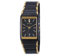 Accurist Mens MB959B Black Ionic Plated Diamond Bracelet Wrist Watch