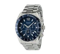 Accurist Men's Quartz Watch with Blue Dial Chronograph Display and Silver Stainless Steel Bracelet Mb936Nn