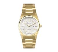 Accurist Origin Ladies 34mm Automatic Watch in White with Analogue Date Display, and Gold Stainless Steel Strap 70025