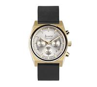 Accurist Origin Mens Analogue Watch 41mm dial Gold Leather Strap