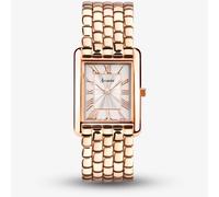 Accurist Ladies' Rectangle Rose Gold Tone Bracelet Watch