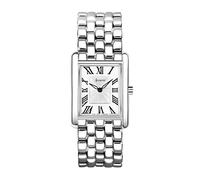 Accurist Rectangle Womens Analogue Watch 26mm dial Silver Stainless Steel