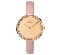 Accurist Womens Japanese Quartz Watch, Analogue Classic Display and Luxury Leather Strap, 8232