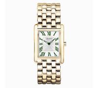 Accurist Women's Rectangle 26mm Dial Gold Tone Stainless Steel Watch