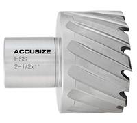 Accusize - H.S.S. Annular Cutter 2-1/2'' x 1'' Cutting Depth, #2080-2045