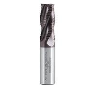 Accusize Industrial Tools 3/4" 4 Flute M42 8% Cobalt TiAlN Roughing End Mill, 1102-0034