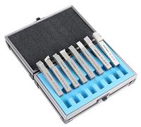 Accusize Industrial Tools 3/8'' 8 Pc Hss Tool Bit Set, Pre-Ground for Turning and Facing Work, 2662-2003