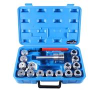 Accusize Industrial Tools MT3 Shank ER40 Chuck with 15Pc Collets Kit, 1/8 inch - 1 inch by 16th, Morse Taper Collet System, 0223-0308