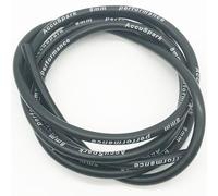 AccuSpark Black 8mm HT Ignition Lead Cable - 2 Metres, Spiral Core Wire, Durable Silicone, Superior Spark Suppression, Universal Replacement Ignition Lead for Classic & Modern Cars
