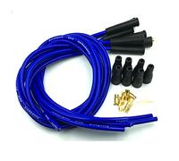 Accuspark Blue Silicon 8mm HT lead Custom leads for 4 cyl cars