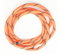 Accuspark Braided Orange 8mm HT Ignition Lead Cable - 2 Metres, Spiral Core Wire, Durable Silicone, Superior Spark Suppression, Universal Replacement Ignition Lead for Classic & Modern Cars