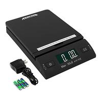 Accuteck 50 lb All-in-One Black Digital Shipping Postal Scale with Adapter (W-8250-50B)