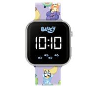 Accutime Bluey Kids Fruits LED Digital Display Watch with Silicone Character Strap for KidsGift, School, Birthday Present for Children