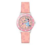Accutime Bluey Pink Strap Time Teacher Watch BLY9005