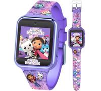 Accutime Gabby's Dollhouse GAB4007 Kids Smart Watch Selfie Camera Photo Video Stopwatch 6 Games 3 Backgrounds 10 Dials Dictaphone Fitness Tracker Watch Alarm Clock Purple, Lilac, 40 Millimeter, Modern