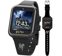 Accutime HP4096 Harry Potter Children's Smartwatch with Selfie Camera, Photo & Video, Stopwatch, 6 Games, 3 Backgrounds, 10 Dials, Voice Recorder, Fitness Tracker Watch, Alarm Clock, Black